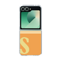 Clear Case［ オリジナル - initial two tone - S orange ］