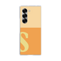 Clear Case［ オリジナル - initial two tone - S orange ］