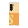 Clear Case［ オリジナル - initial two tone - S orange ］
