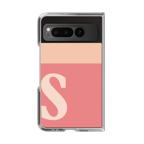 Clear Case［ Original - initial two tone - S pink ］