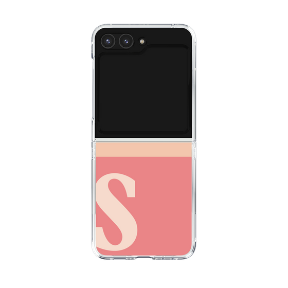 Clear Case［ Original - initial two tone - S pink ］