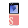 Clear Case［ オリジナル - initial two tone - S pink ］