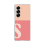 Clear Case［ オリジナル - initial two tone - S pink ］