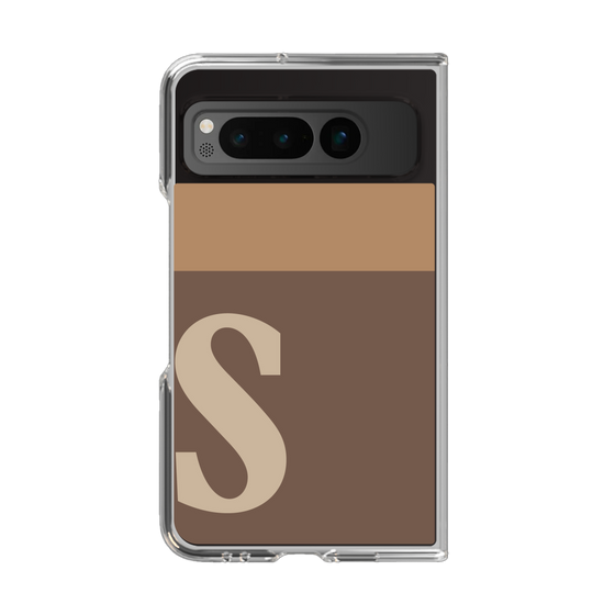 Clear Case［ Original - initial two tone - S brown ］