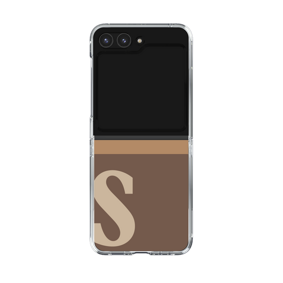 Clear Case［ Original - initial two tone - S brown ］
