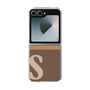 Clear Case［ オリジナル - initial two tone - S brown ］