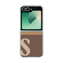 Clear Case［ オリジナル - initial two tone - S brown ］