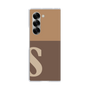 Clear Case［ オリジナル - initial two tone - S brown ］