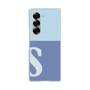 Clear Case［ オリジナル - initial two tone - S blue ］