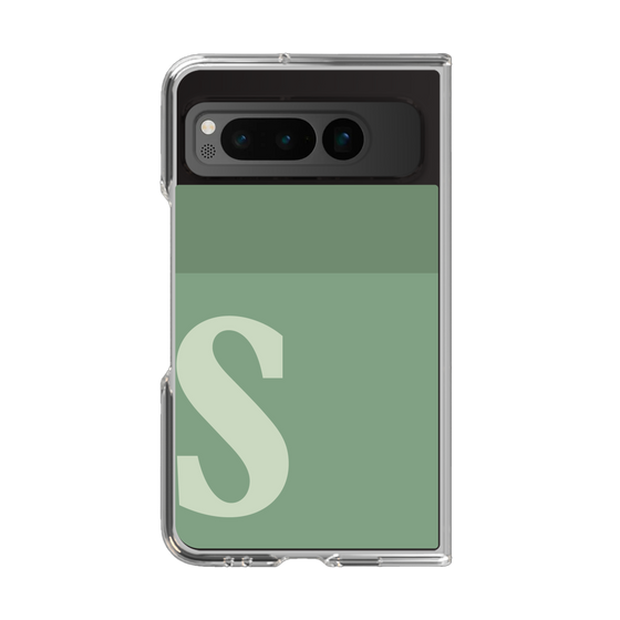 Clear Case［ Original - initial two tone - S green ］