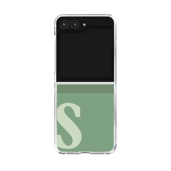 Clear Case［ Original - initial two tone - S green ］