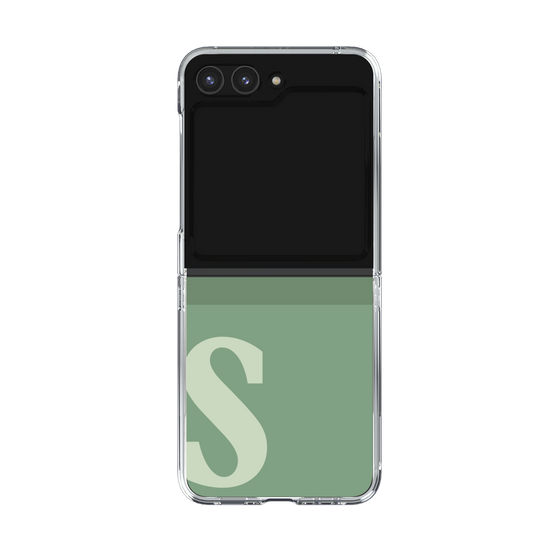 Clear Case［ Original - initial two tone - S green ］