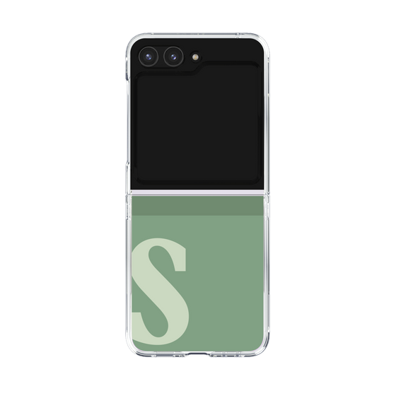 Clear Case［ Original - initial two tone - S green ］
