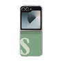Clear Case［ オリジナル - initial two tone - S green ］