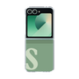 Clear Case［ オリジナル - initial two tone - S green ］