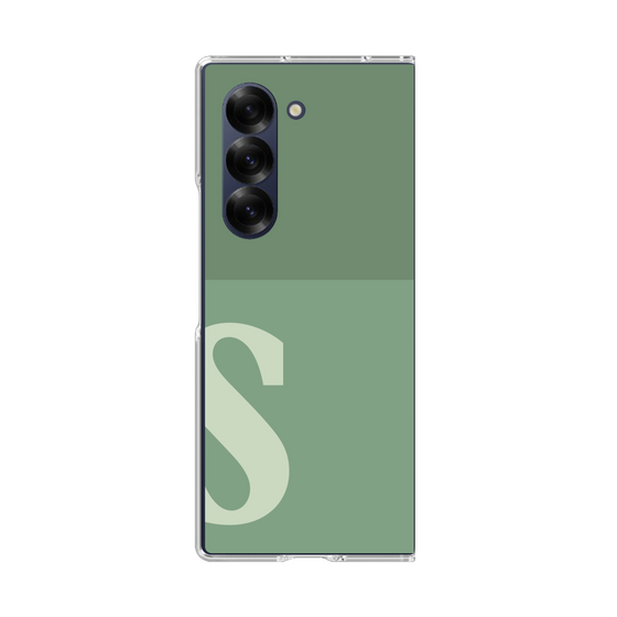 Clear Case［ オリジナル - initial two tone - S green ］