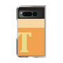 Clear Case［ Original - initial two tone - T orange ］