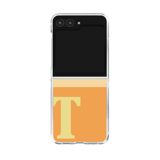 Clear Case［ Original - initial two tone - T orange ］