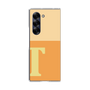 Clear Case［ オリジナル - initial two tone - T orange ］
