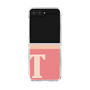 Clear Case［ Original - initial two tone - T pink ］