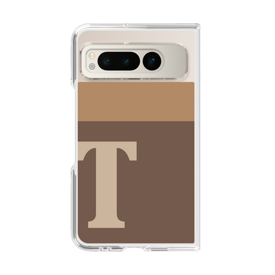 Clear Case［ Original - initial two tone - T brown ］
