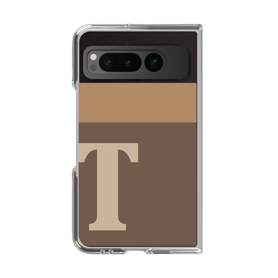 Clear Case［ Original - initial two tone - T brown ］