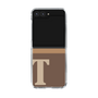 Clear Case［ Original - initial two tone - T brown ］