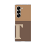 Clear Case［ オリジナル - initial two tone - T brown ］