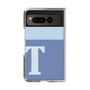 Clear Case［ Original - initial two tone - T blue ］