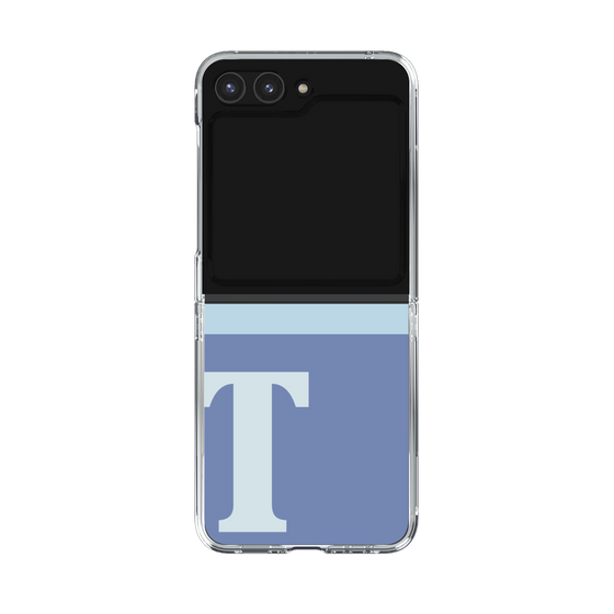 Clear Case［ Original - initial two tone - T blue ］