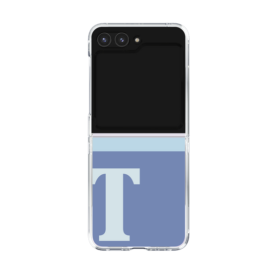 Clear Case［ Original - initial two tone - T blue ］
