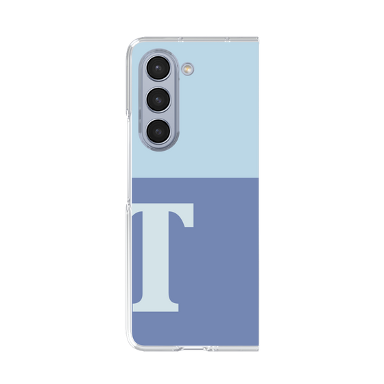 Clear Case［ Original - initial two tone - T blue ］