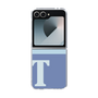 Clear Case［ オリジナル - initial two tone - T blue ］
