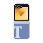 Clear Case［ オリジナル - initial two tone - T blue ］