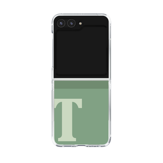 Clear Case［ Original - initial two tone - T green ］