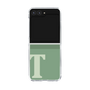 Clear Case［ Original - initial two tone - T green ］