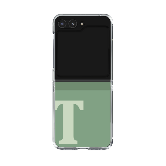 Clear Case［ Original - initial two tone - T green ］