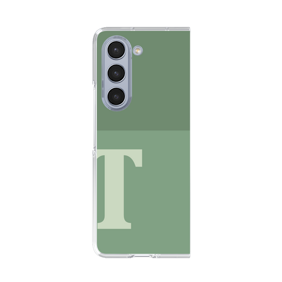 Clear Case［ Original - initial two tone - T green ］