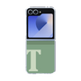 Clear Case［ オリジナル - initial two tone - T green ］