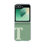 Clear Case［ オリジナル - initial two tone - T green ］