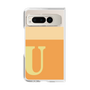Clear Case［ Original - initial two tone - U orange ］