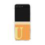 Clear Case［ Original - initial two tone - U orange ］