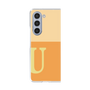 Clear Case［ Original - initial two tone - U orange ］