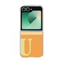 Clear Case［ オリジナル - initial two tone - U orange ］