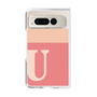 Clear Case［ Original - initial two tone - U pink ］