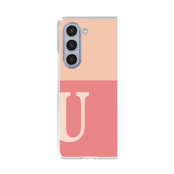 Clear Case［ Original - initial two tone - U pink ］