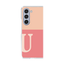 Clear Case［ Original - initial two tone - U pink ］