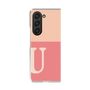 Clear Case［ Original - initial two tone - U pink ］