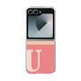 Clear Case［ オリジナル - initial two tone - U pink ］