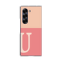 Clear Case［ オリジナル - initial two tone - U pink ］
